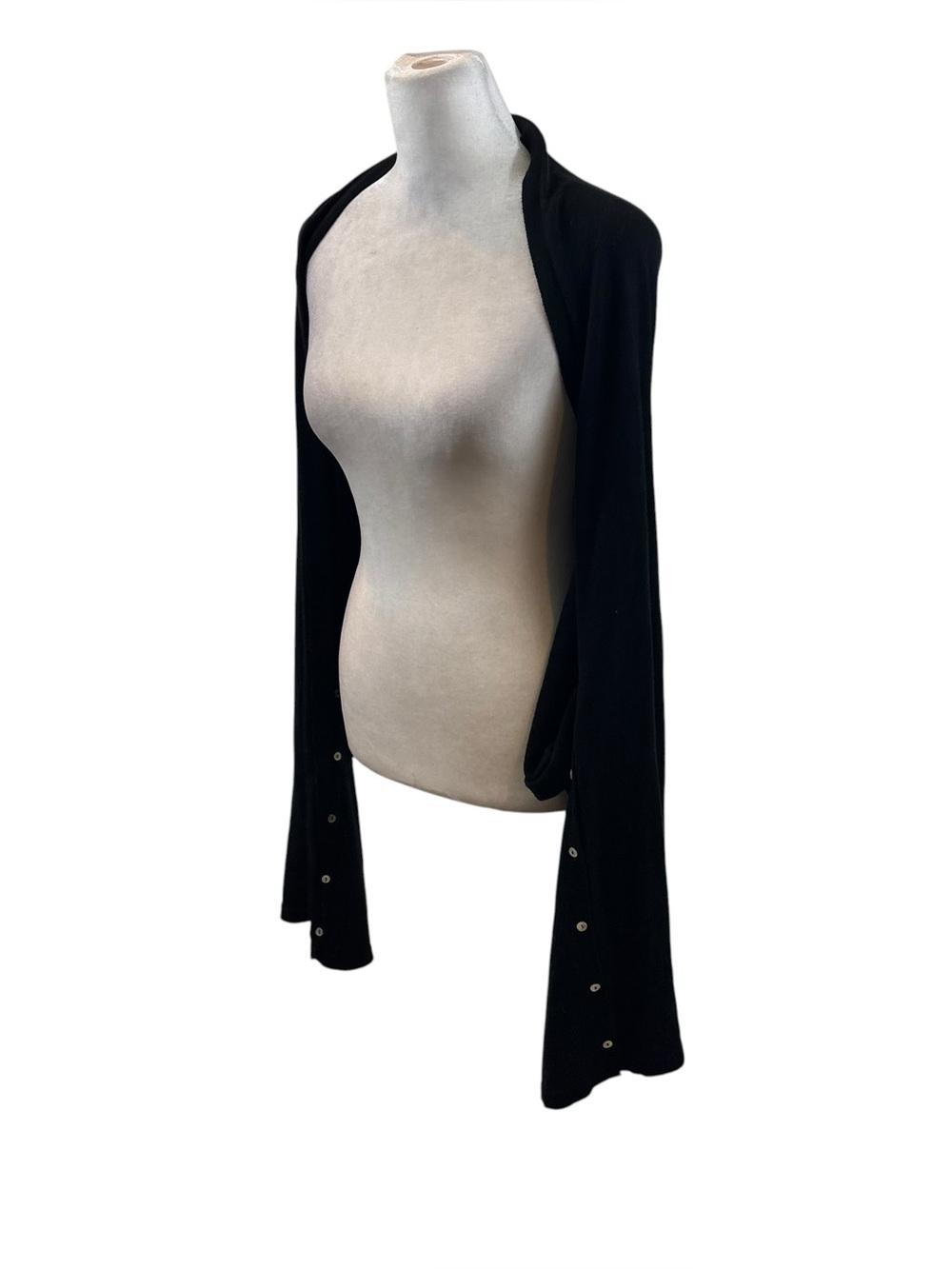 Brand new with Tags Shannon Passero Black Open Front Shrug Style Sweater OS